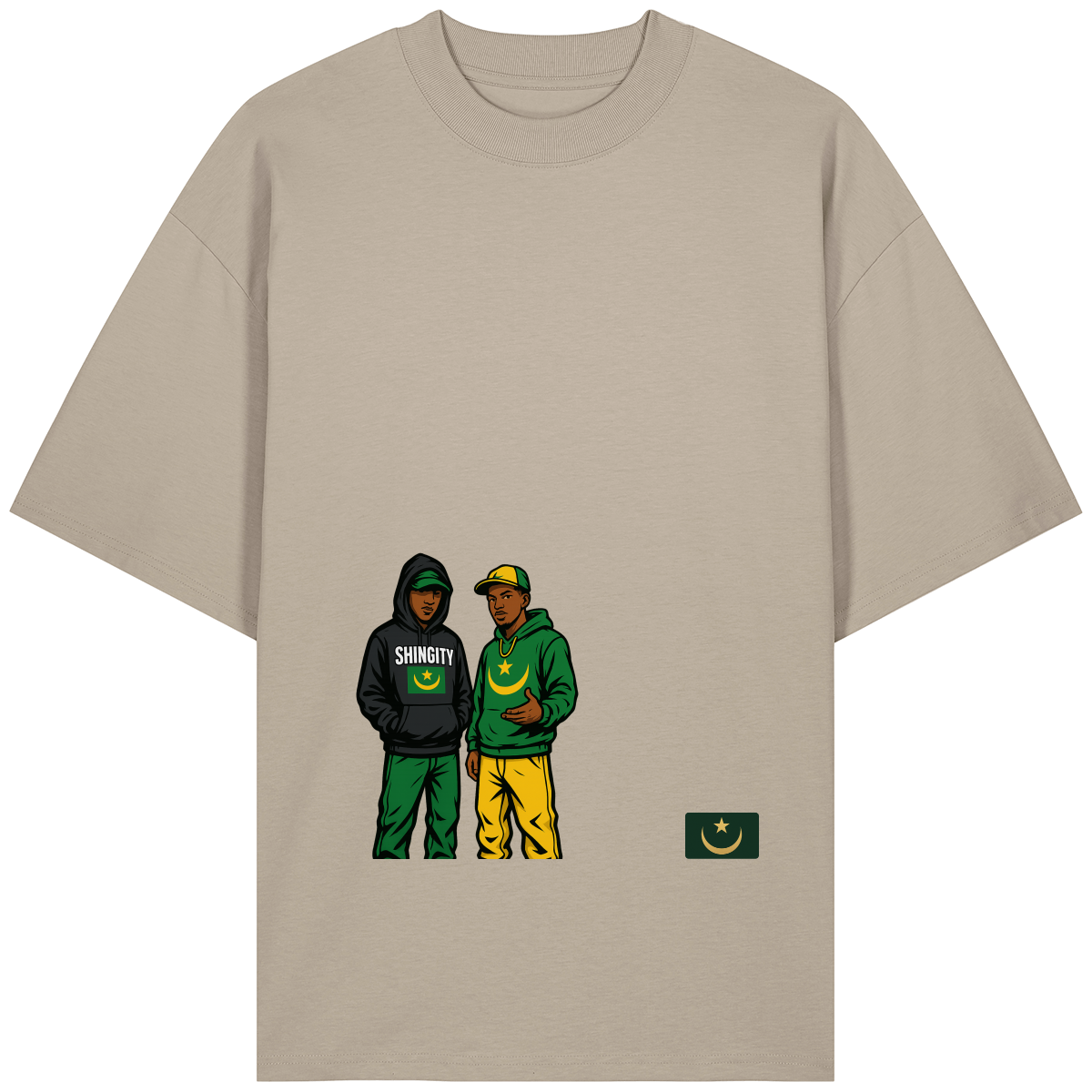 T-shirt “Shingity Street Legends” – Édition Cali-Sahara
