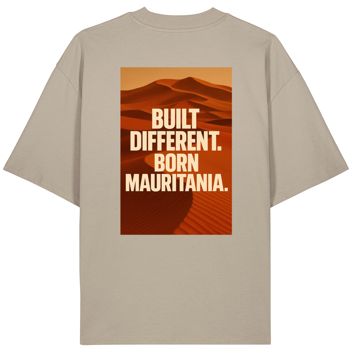 T-shirt “Built Different” - Édition Sahara