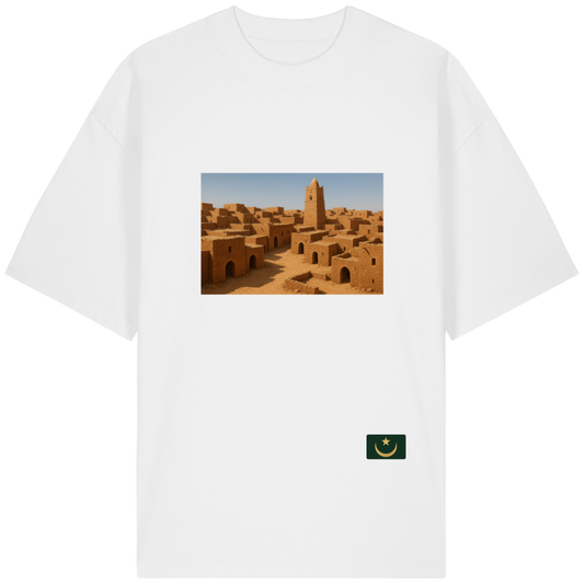 T-shirt “Shingitti Frame” Blanc – Édition Minimaliste