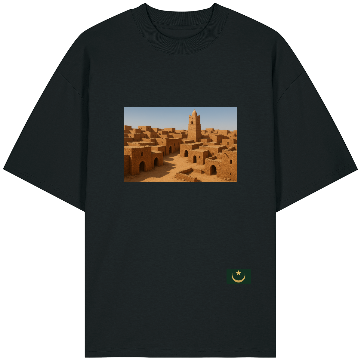 T-shirt “Shingitti Frame” Blanc – Édition Minimaliste