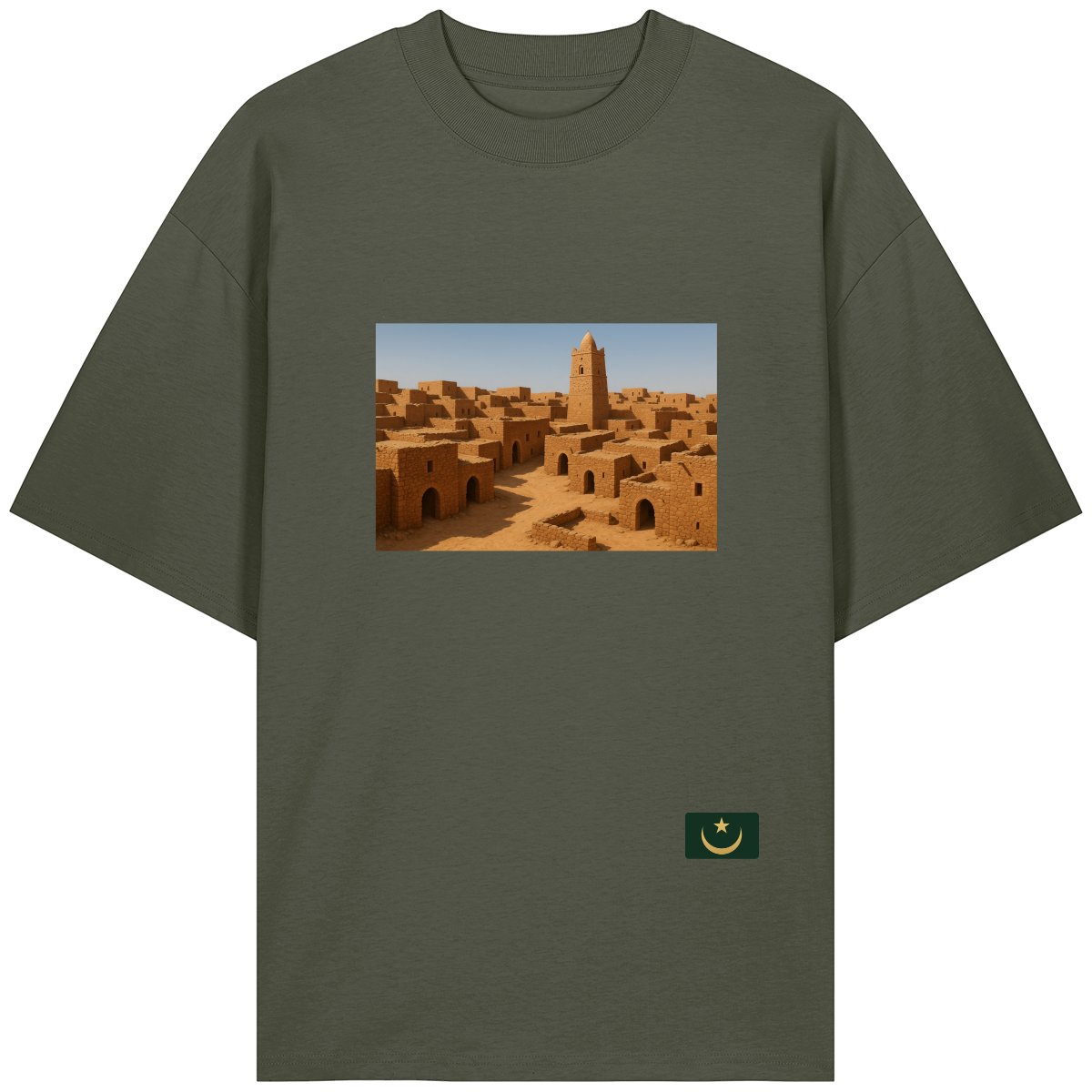 T-shirt “Shingitti Frame” Blanc – Édition Minimaliste