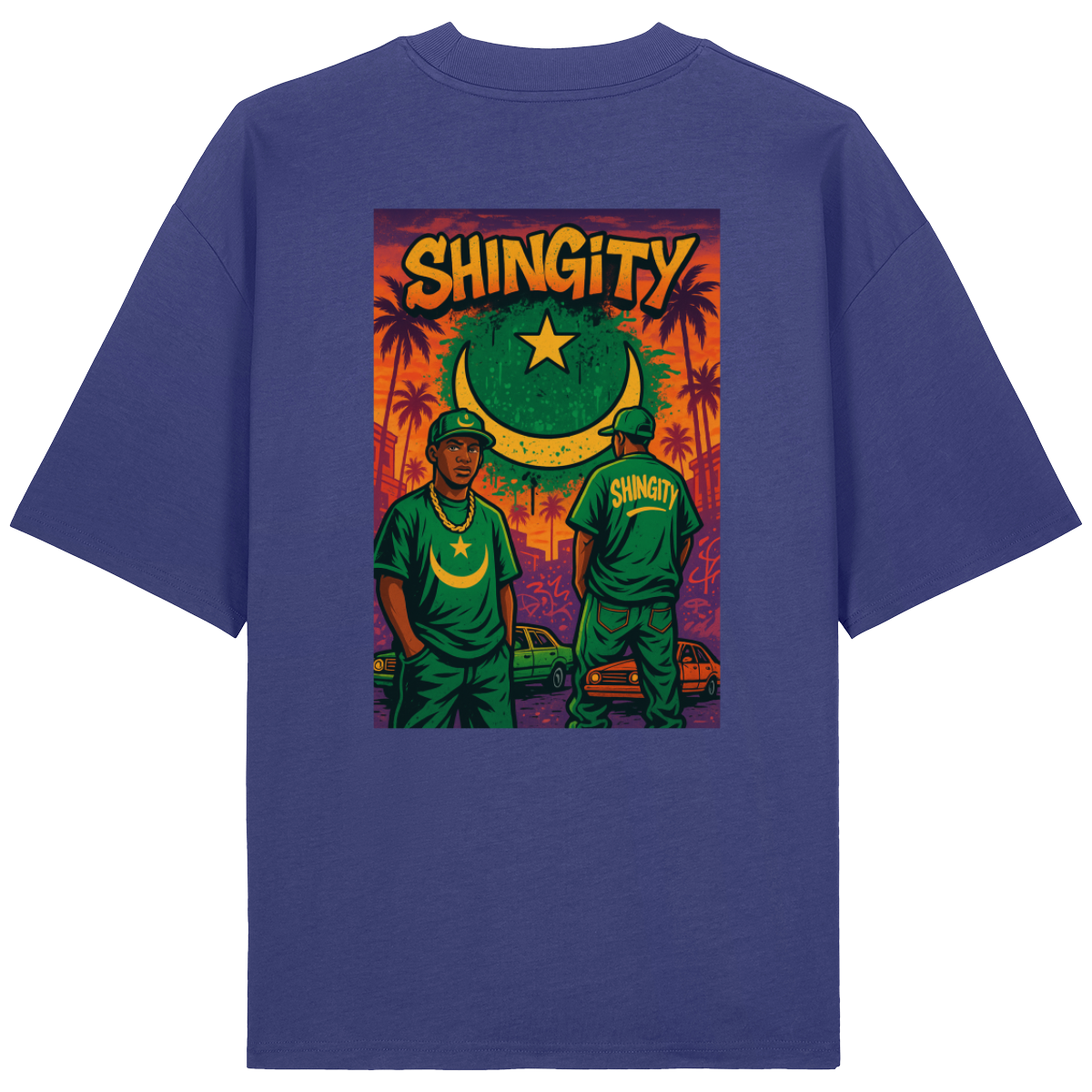 T-shirt “Shingity Street Legends” – Édition Cali-Sahara