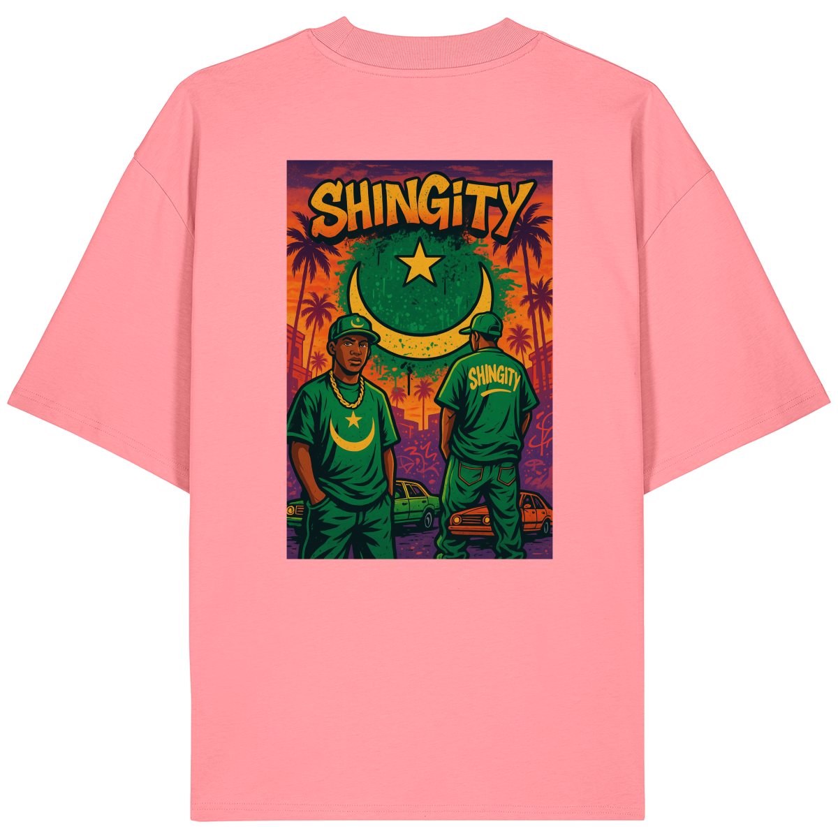 T-shirt “Shingity Street Legends” – Édition Cali-Sahara