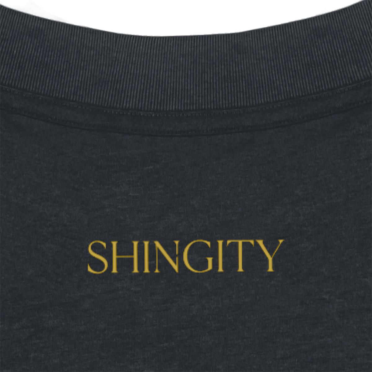 T-shirt “Shingitti Frame” Blanc – Édition Minimaliste